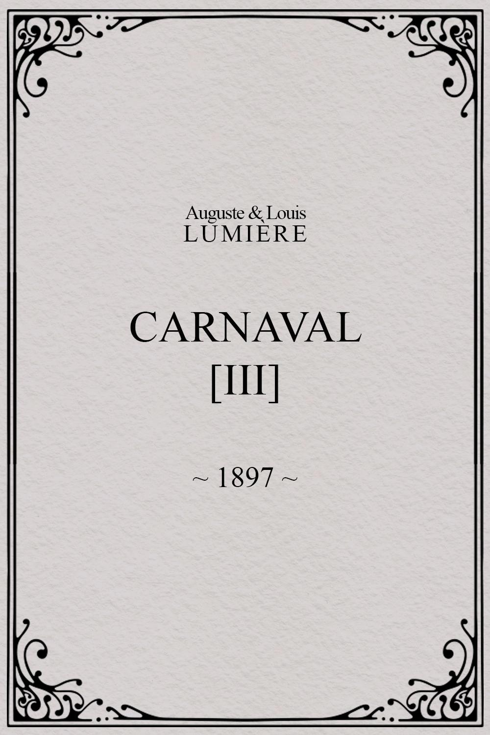Carnaval, [III]