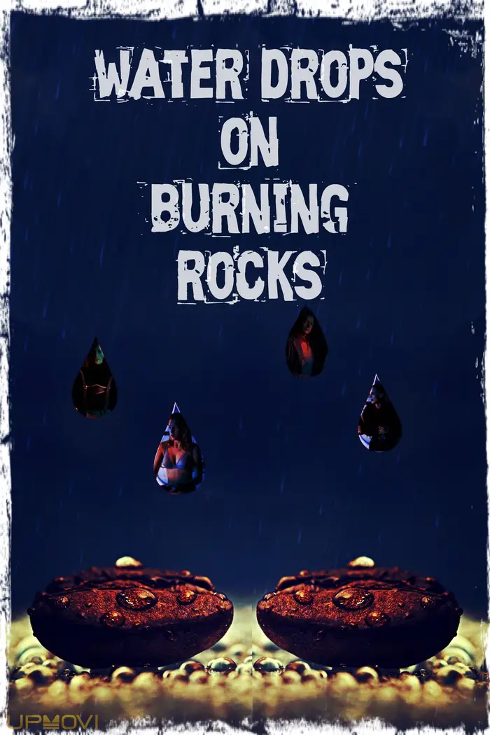 Water Drops on Burning Rocks