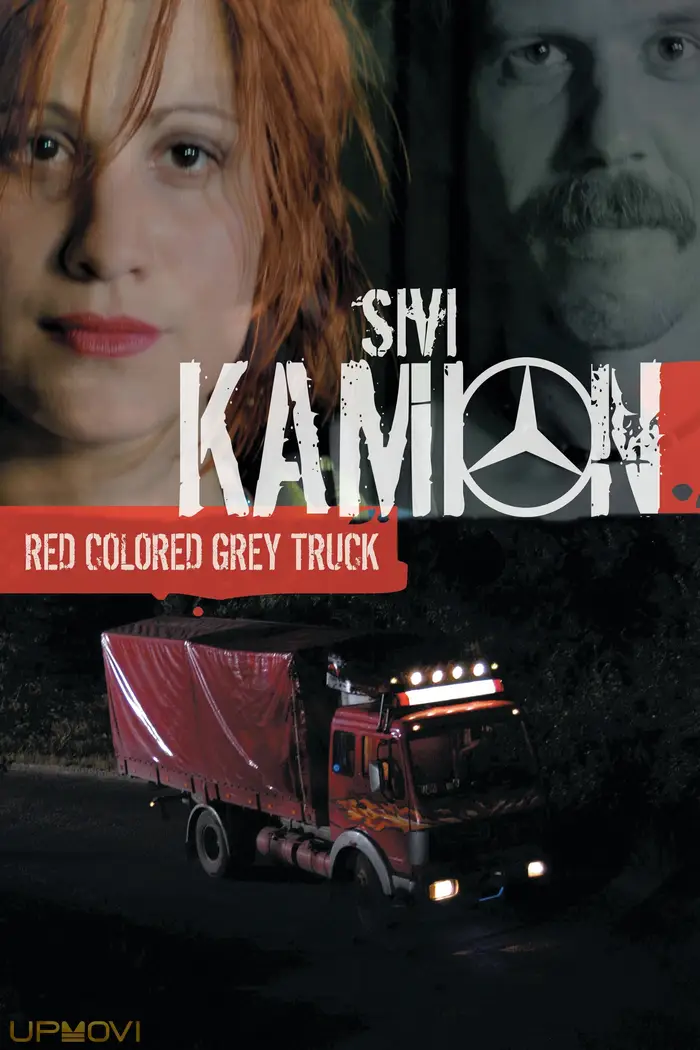 The Red Colored Grey Truck