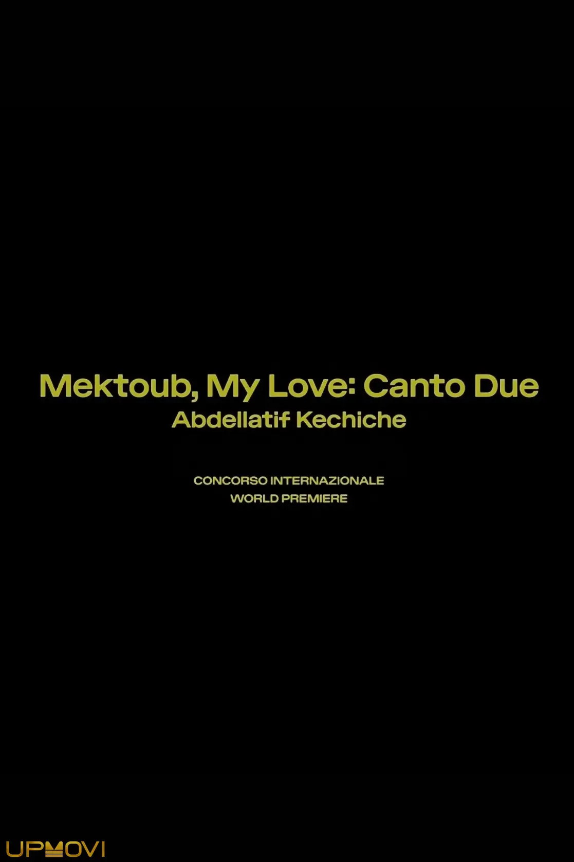 Mektoub, My Love: Canto Due