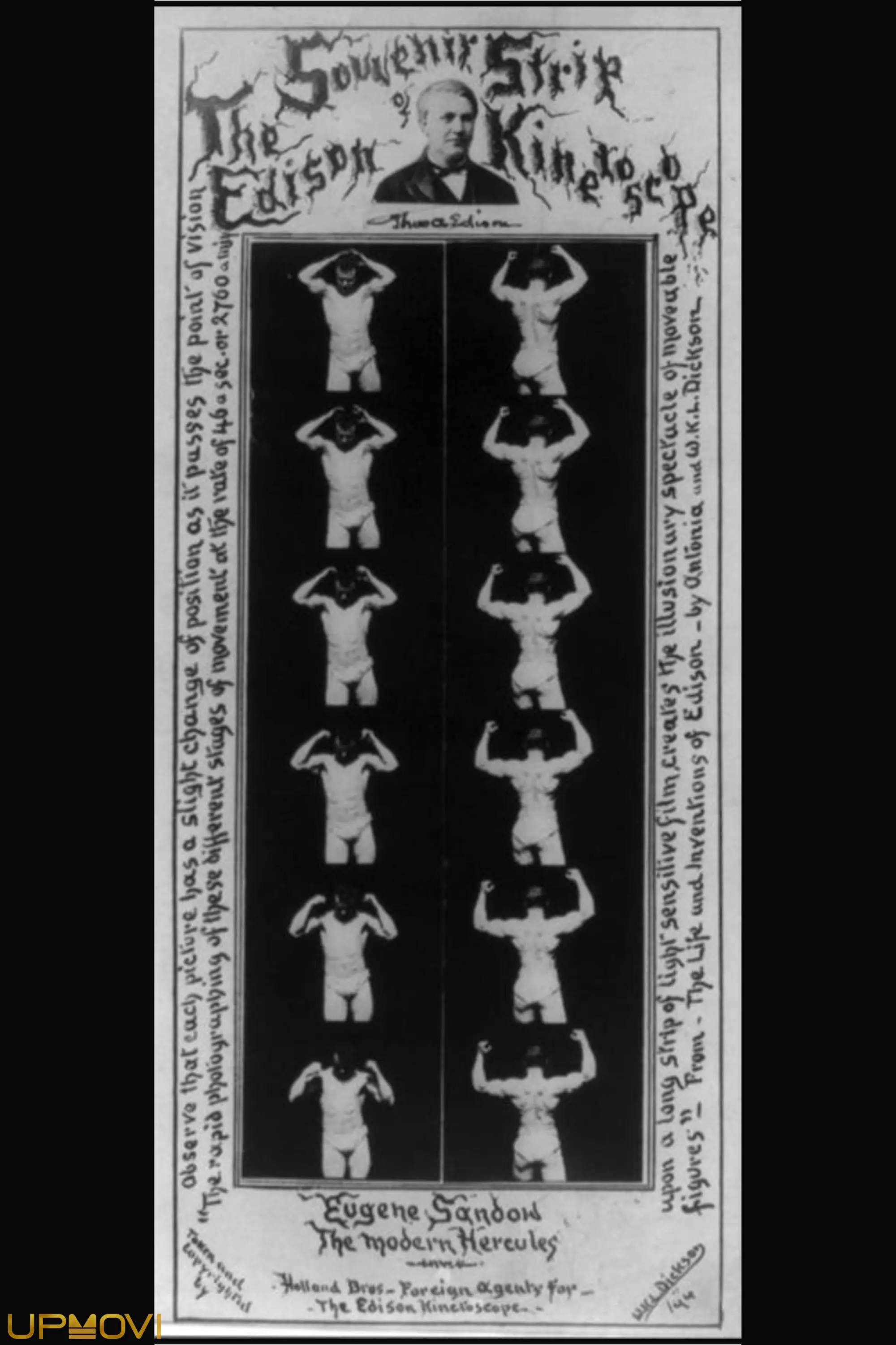 Souvenir Strip of the Edison Kinetoscope