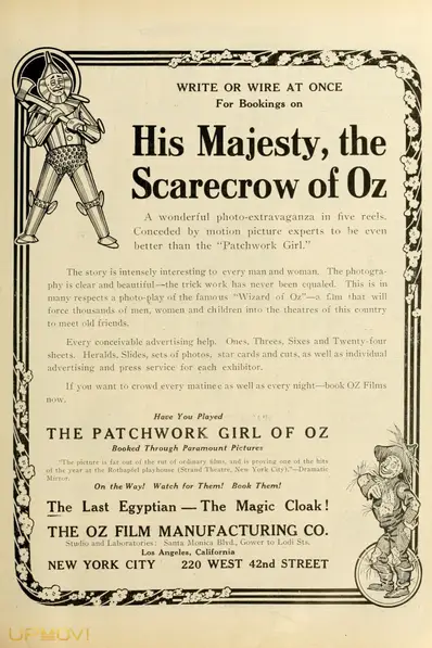 His Majesty, the Scarecrow of Oz