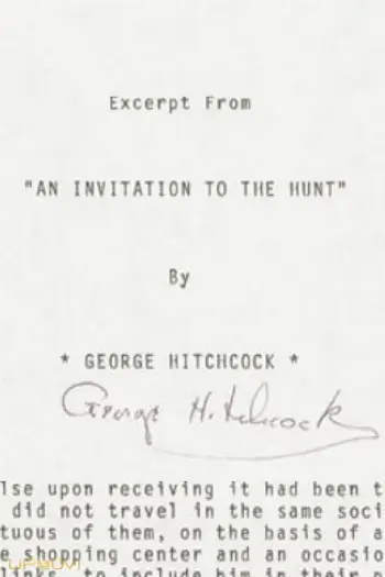 An Invitation to the Hunt