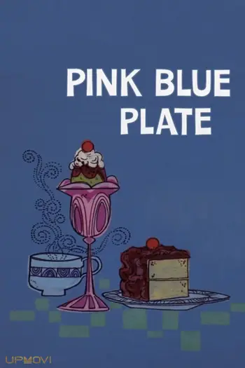 Pink Blue Plate